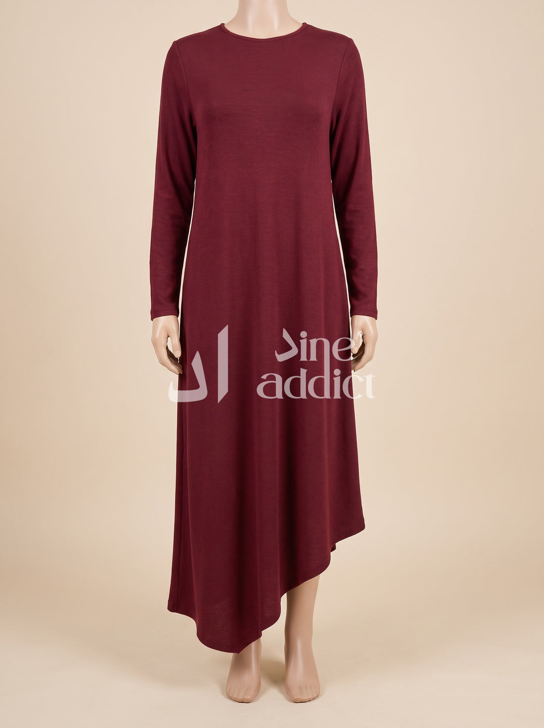 Hijab BAMBOU Jersey – 200×80 cm, vue portée de face
