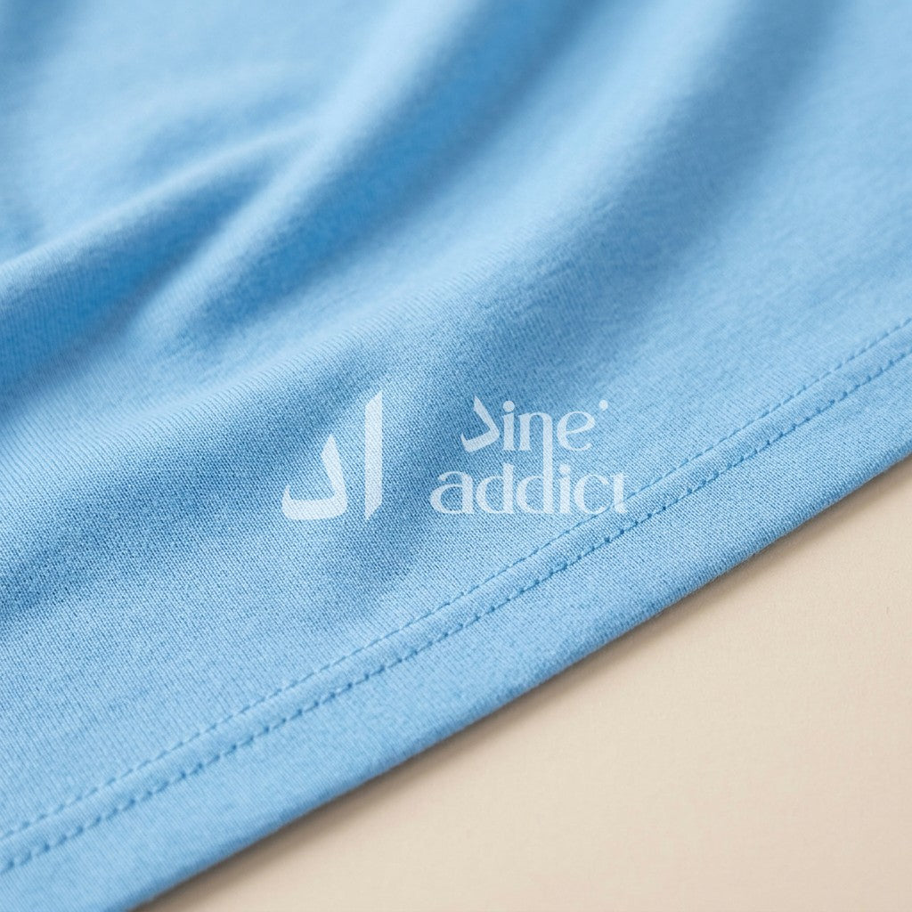 Hijab BAMBOU Jersey – 200×80 cm, détail du tissu