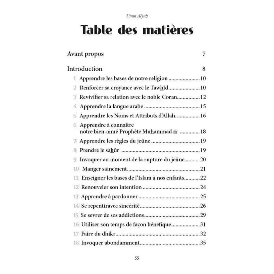 30 actions pour profiter du Ramadan