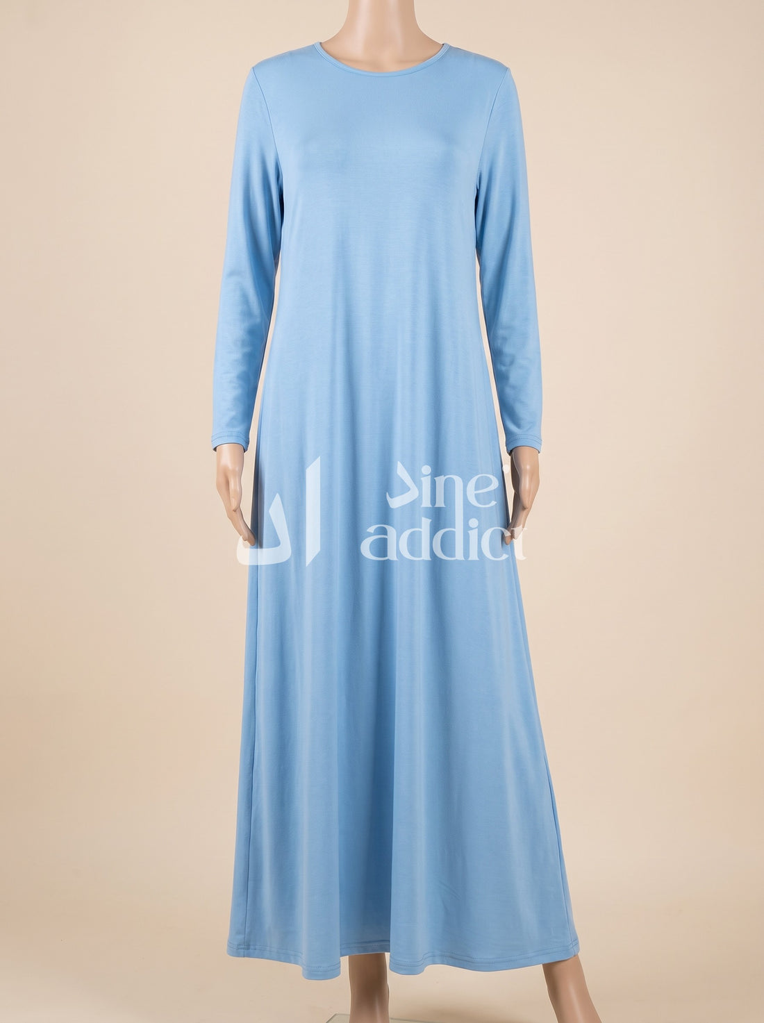 Hijab BAMBOU Jersey – 200×80 cm, vue portée de face