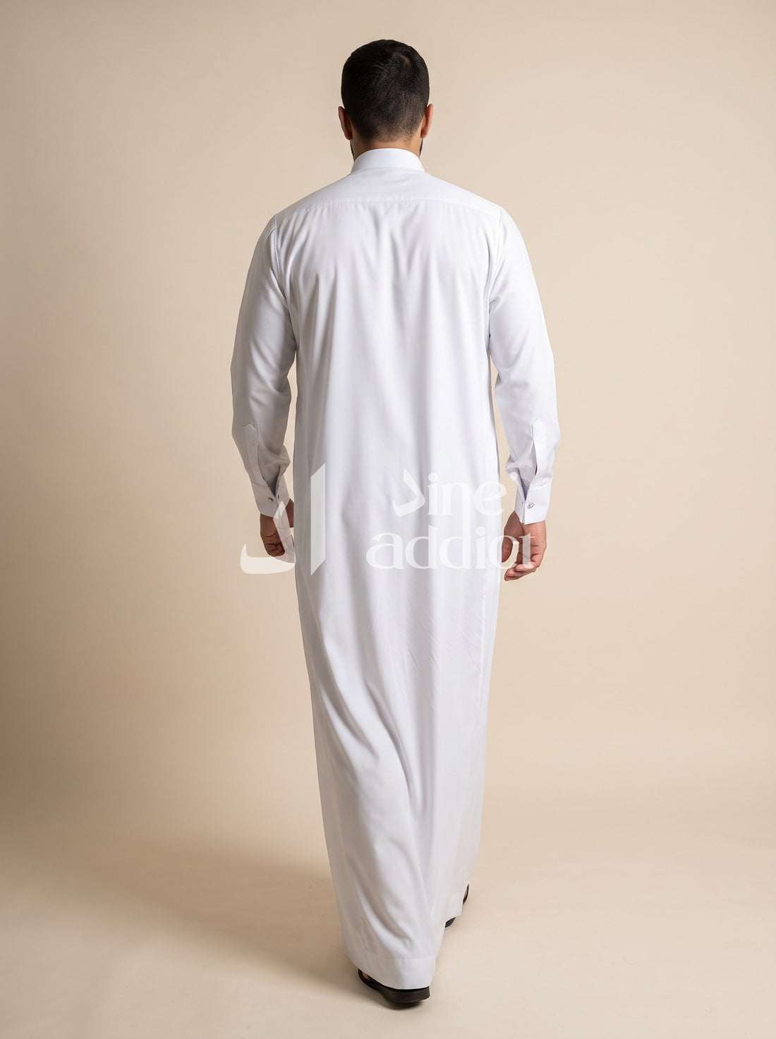 Qamis chemise Adam avec pantalon Zein, vue de dos