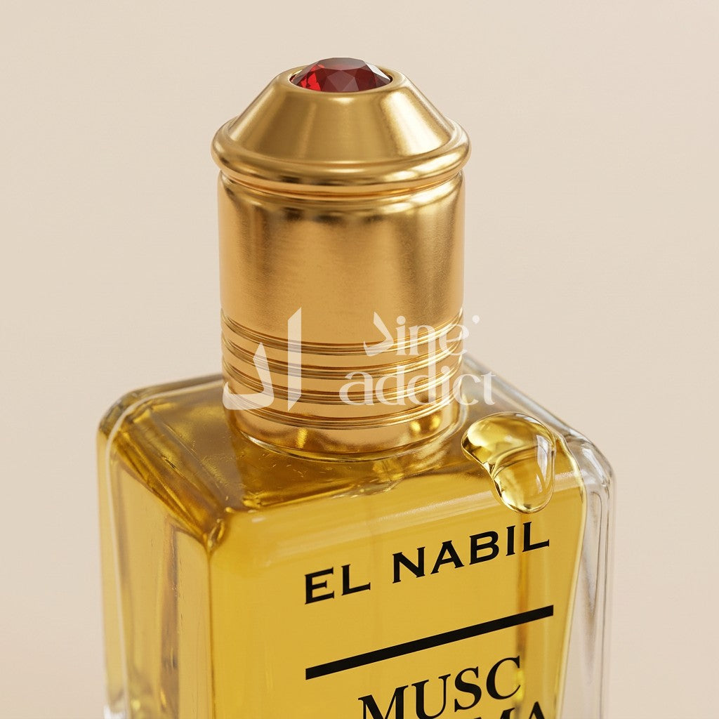 HALIMA MUSC – EL NABIL, détail du flacon