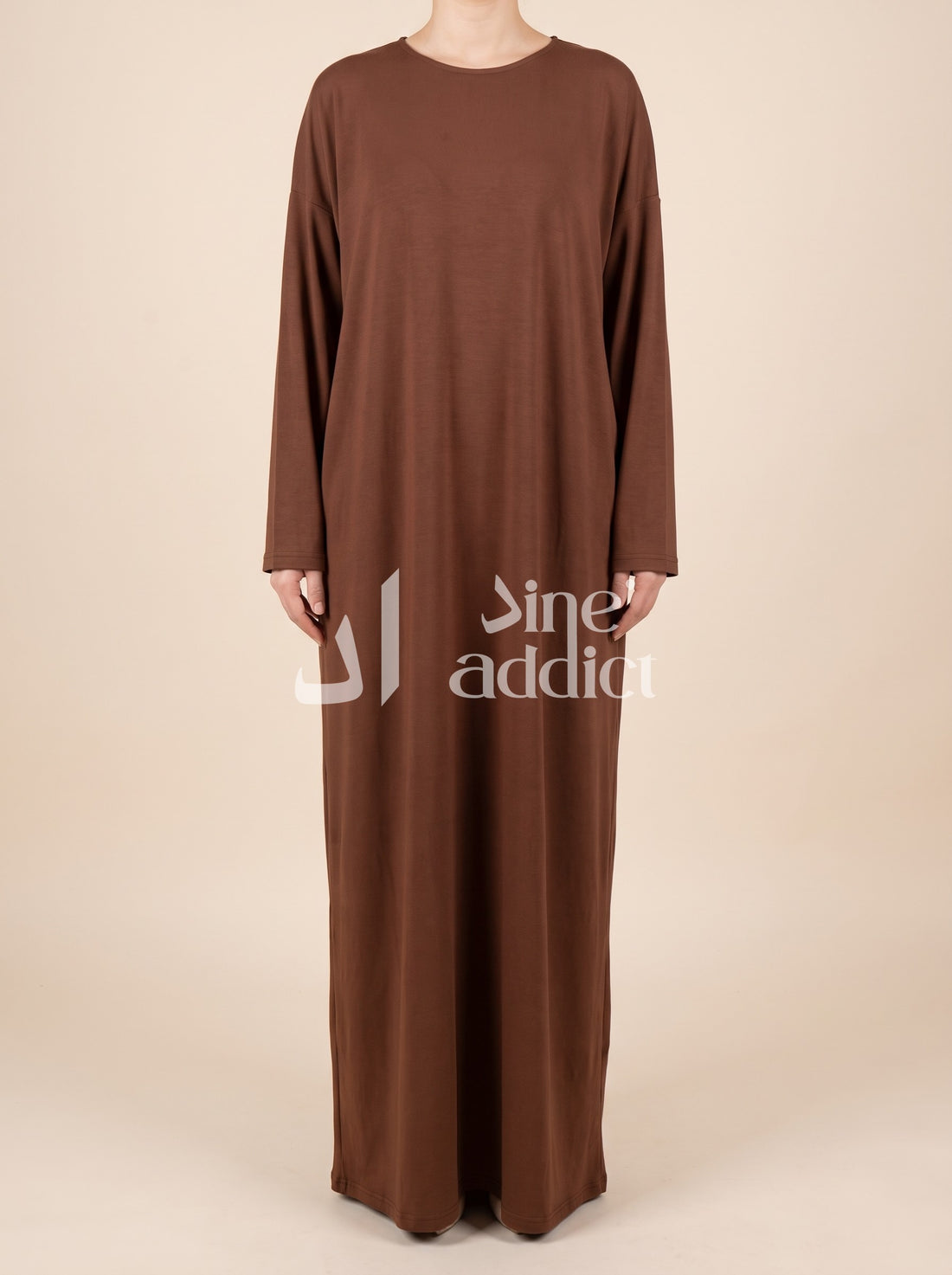 Hijab BAMBOU Jersey – 200×80 cm, vue portée de face