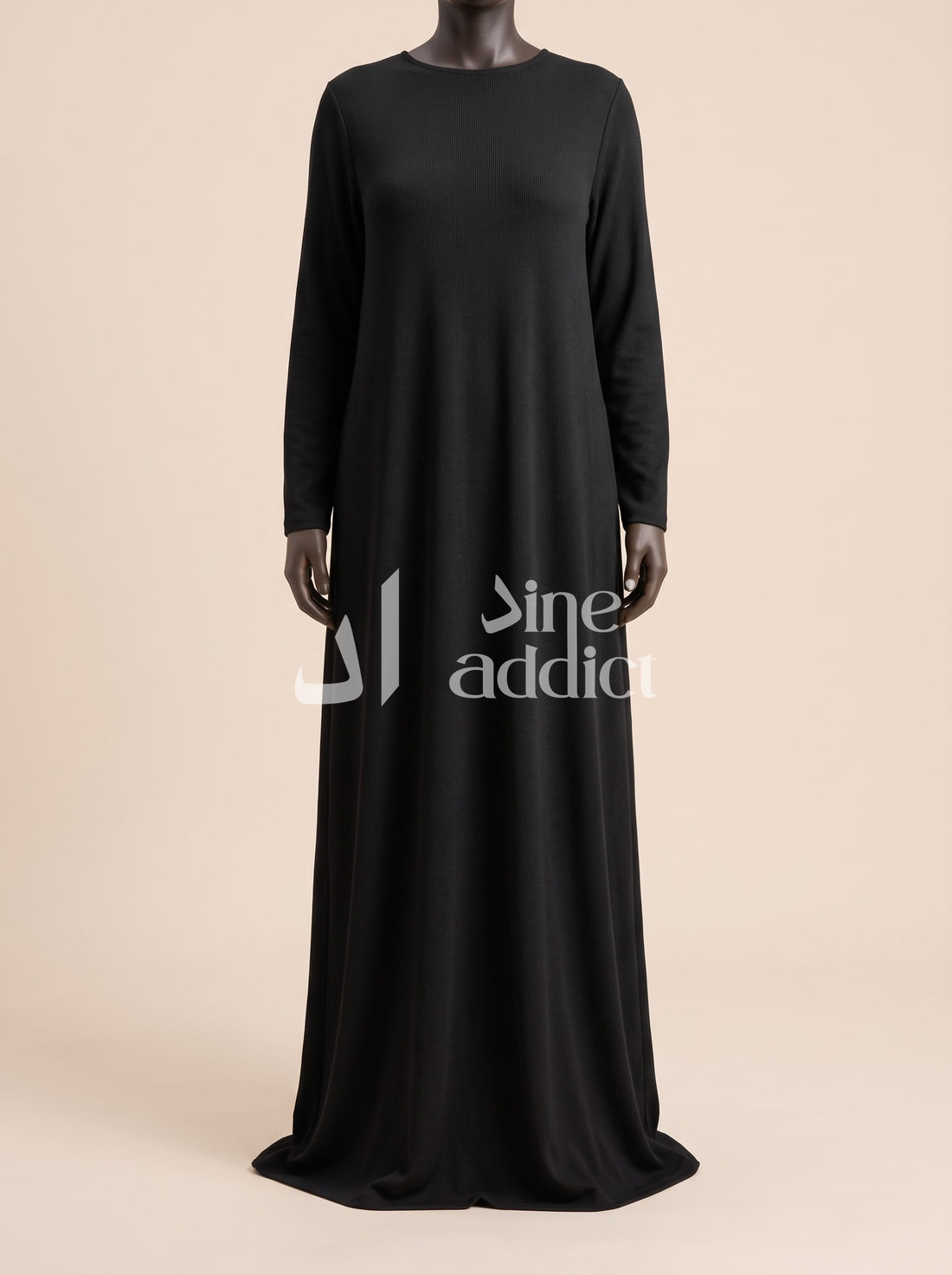 Hijab BAMBOU Jersey – 200×80 cm, vue portée de face