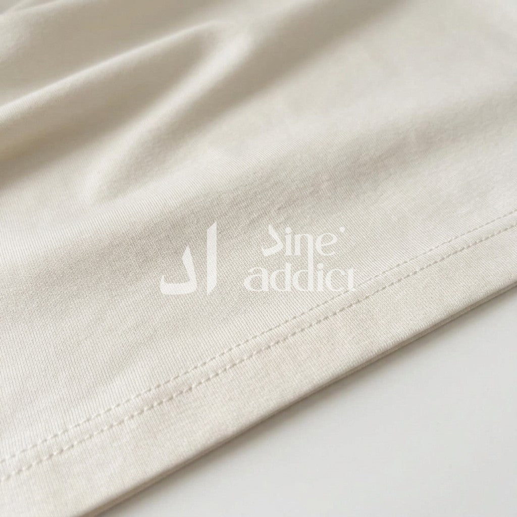 Hijab BAMBOU Jersey – 200×80 cm, détail du tissu
