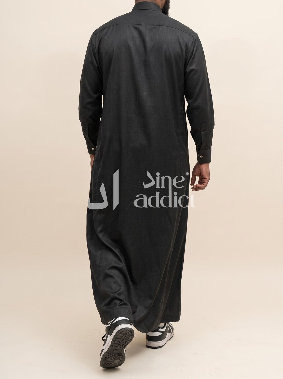 Qamis chemise Adam avec pantalon Zein, vue de dos