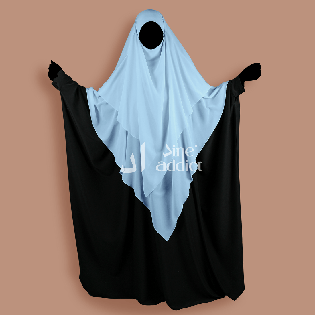 Khimar Mousseline 3 Voiles – Élégance et Confort au Quotidien
