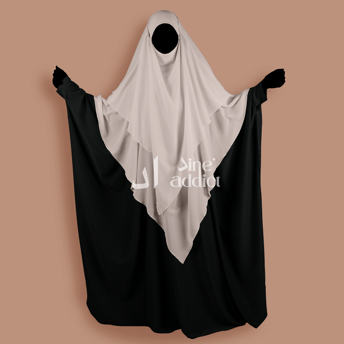 Khimar Mousseline 3 Voiles – Élégance et Confort au Quotidien