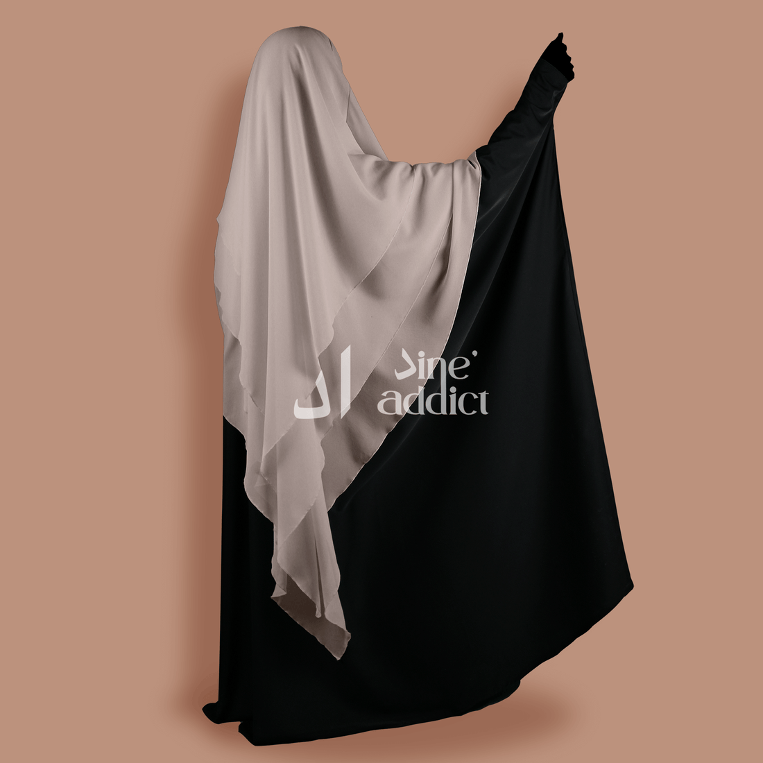 Khimar Mousseline 3 Voiles – Élégance et Confort au Quotidien