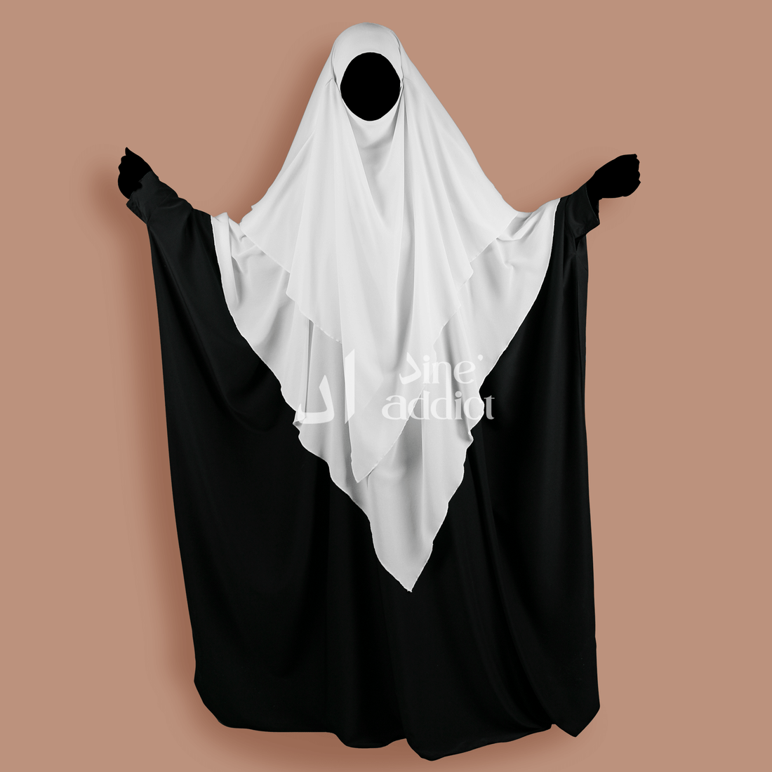 Khimar Mousseline 3 Voiles – Élégance et Confort au Quotidien
