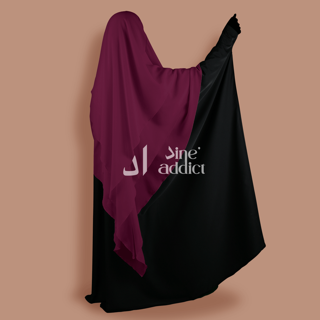 Khimar Mousseline 3 Voiles – Élégance et Confort au Quotidien