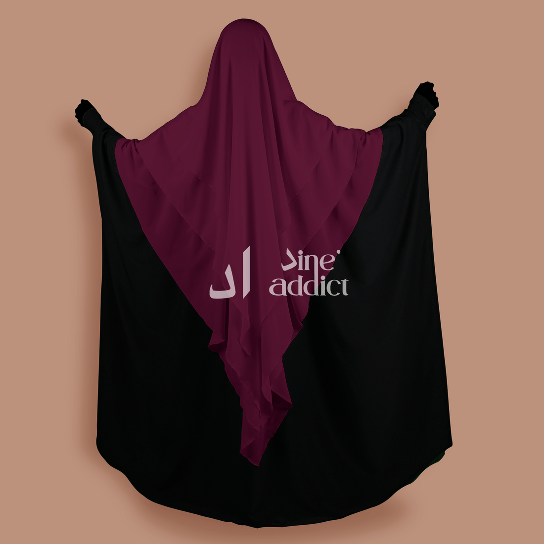 Khimar Mousseline 3 Voiles – Élégance et Confort au Quotidien