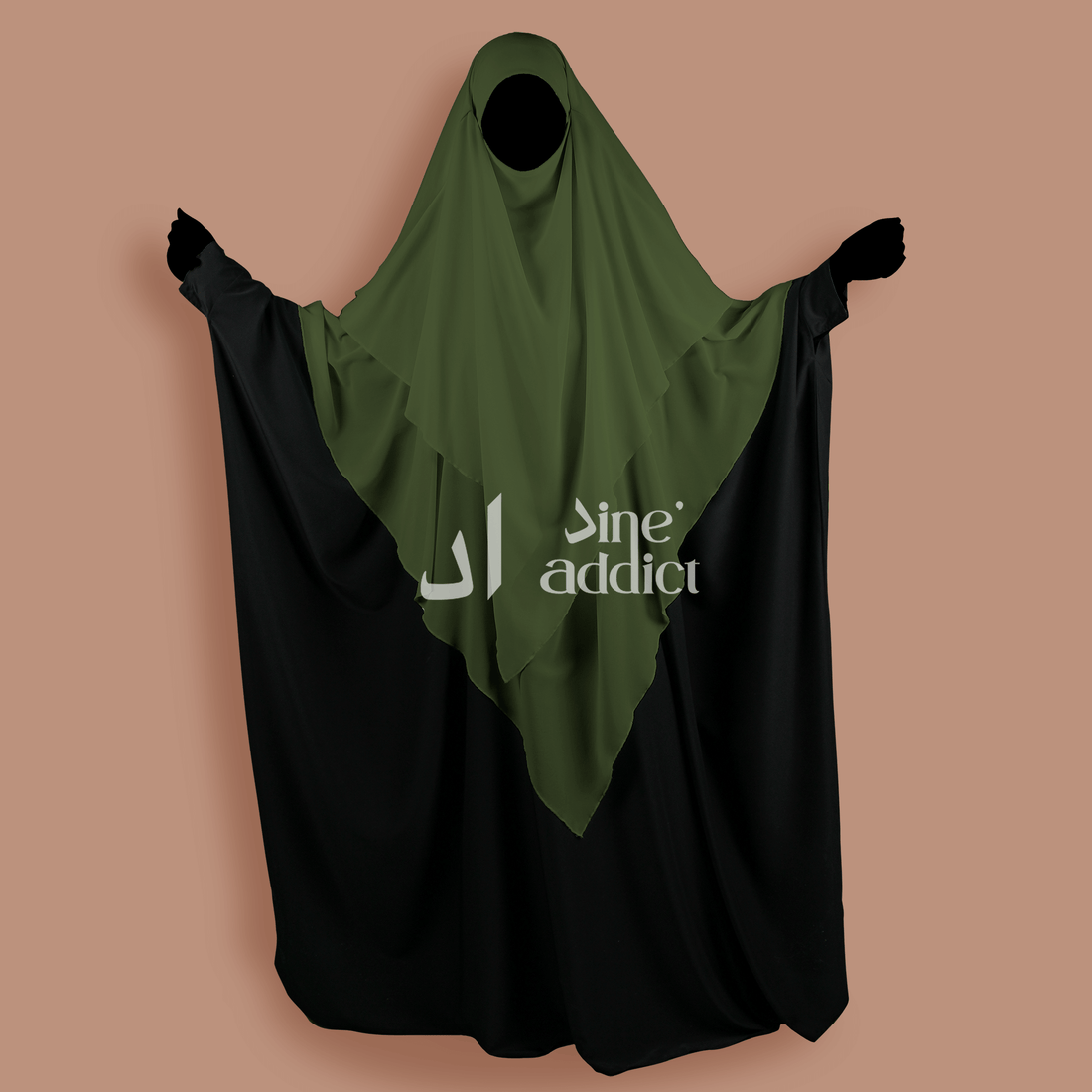 Khimar Mousseline 3 Voiles – Élégance et Confort au Quotidien