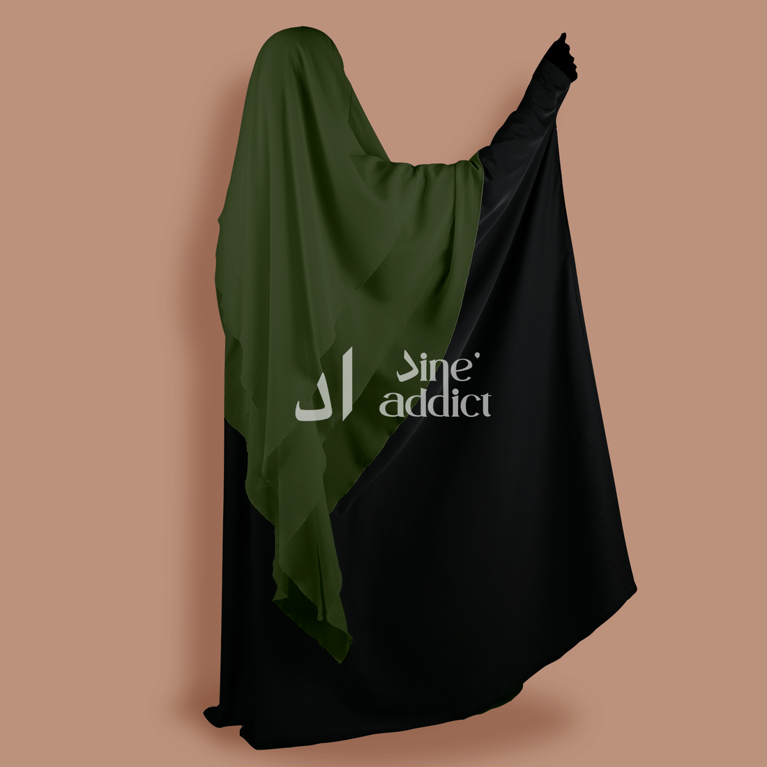 Khimar Mousseline 3 Voiles – Élégance et Confort au Quotidien