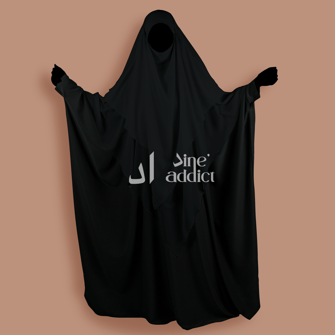 Khimar Mousseline 3 Voiles – Élégance et Confort au Quotidien
