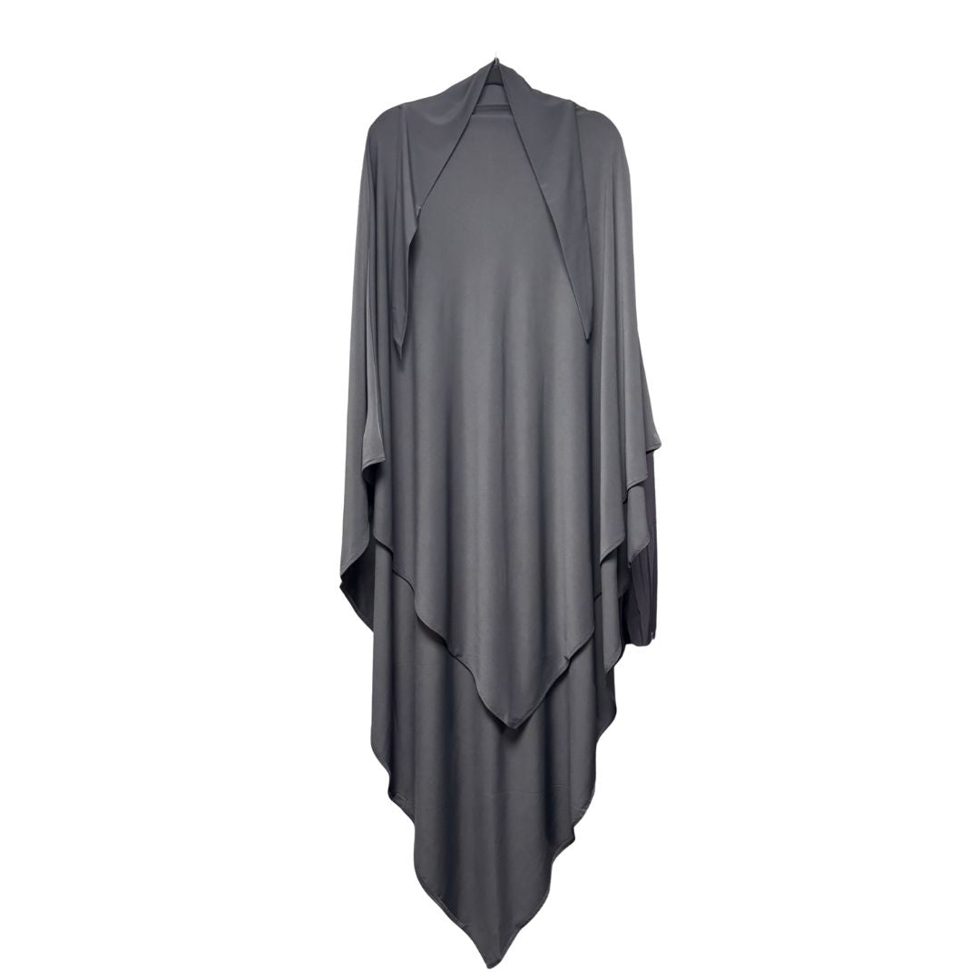 KHIMAR JERSEY PREMIUM LONG GRIS ANTHRACITE