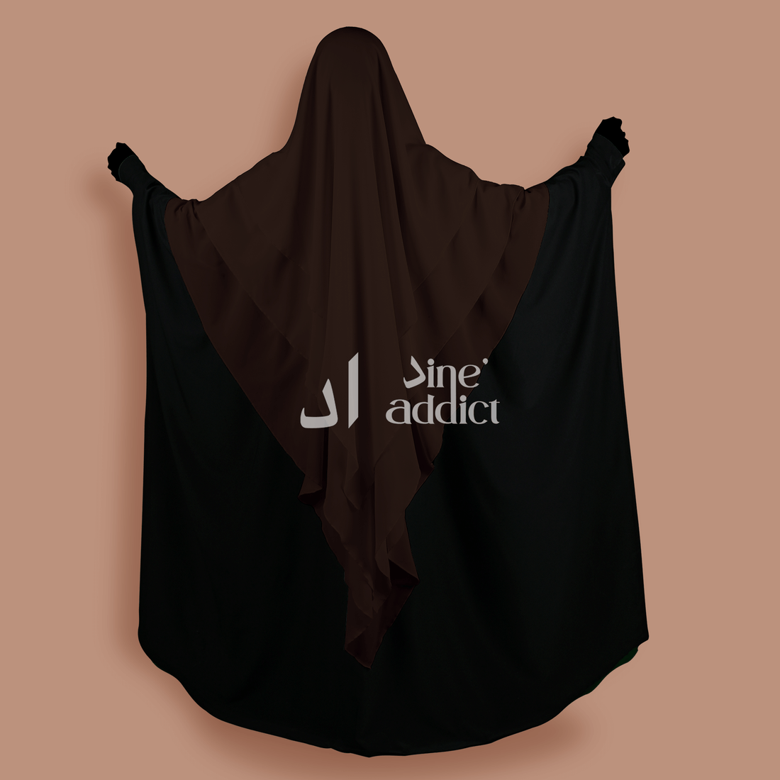 Khimar Mousseline 3 Voiles – Élégance et Confort au Quotidien