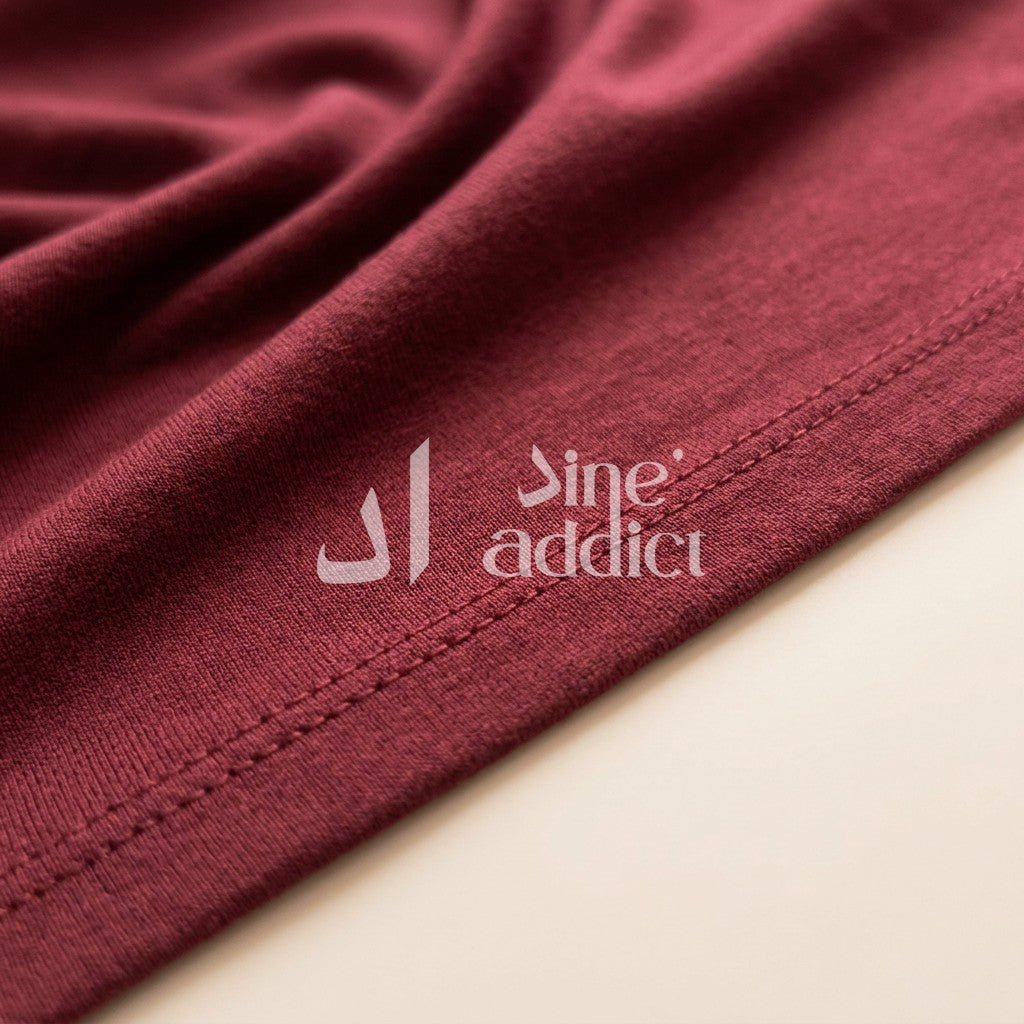 Hijab BAMBOU Jersey – 200×80 cm, détail du tissu