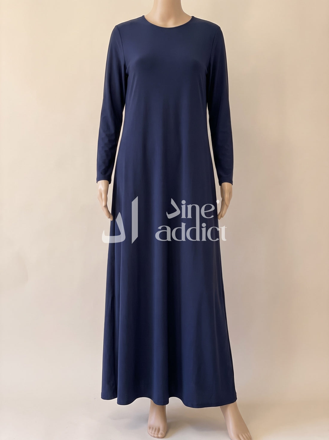 Hijab BAMBOU Jersey – 200×80 cm, vue portée de face