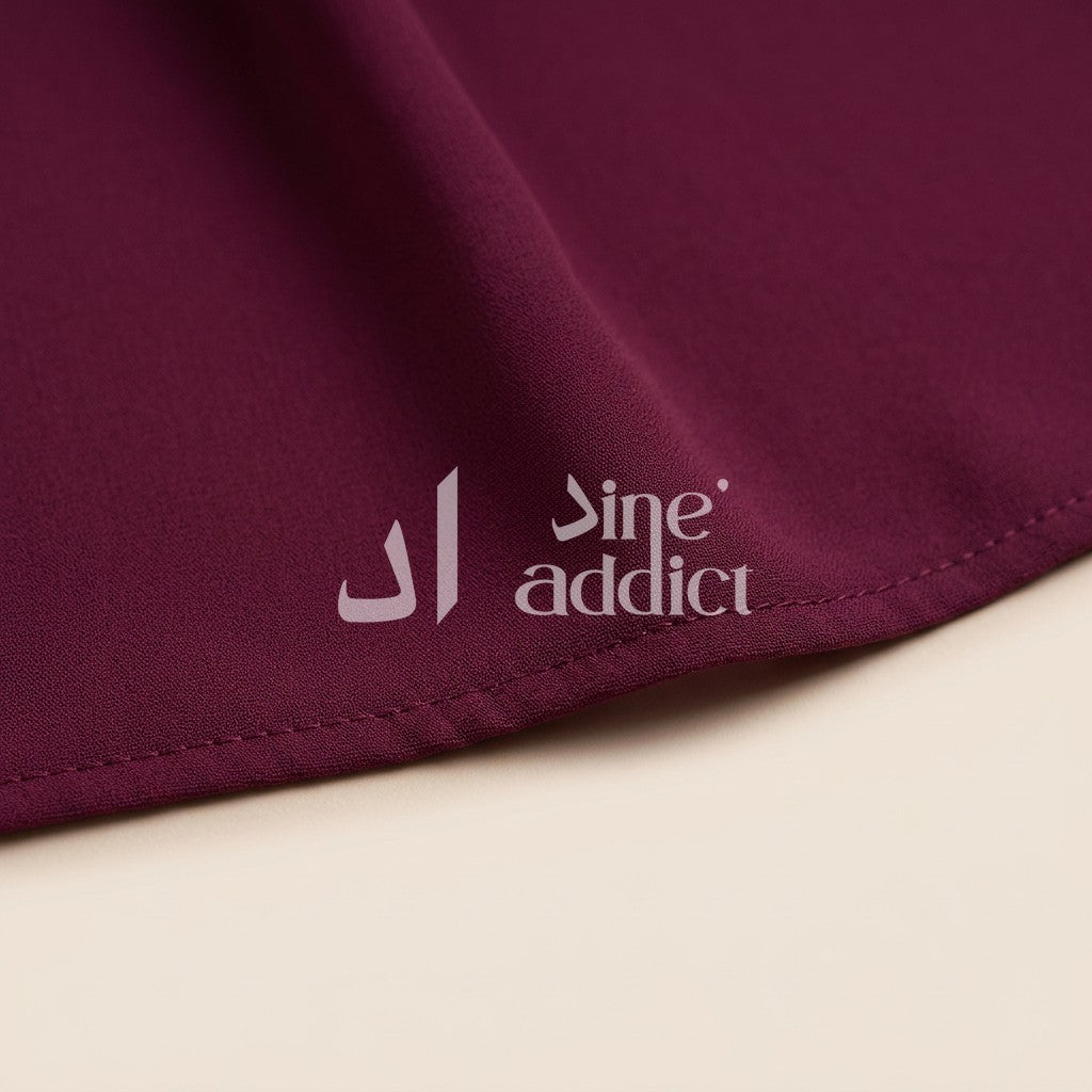Khimar Mousseline 3 Voiles – Élégance et Confort au Quotidien, détail du tissu