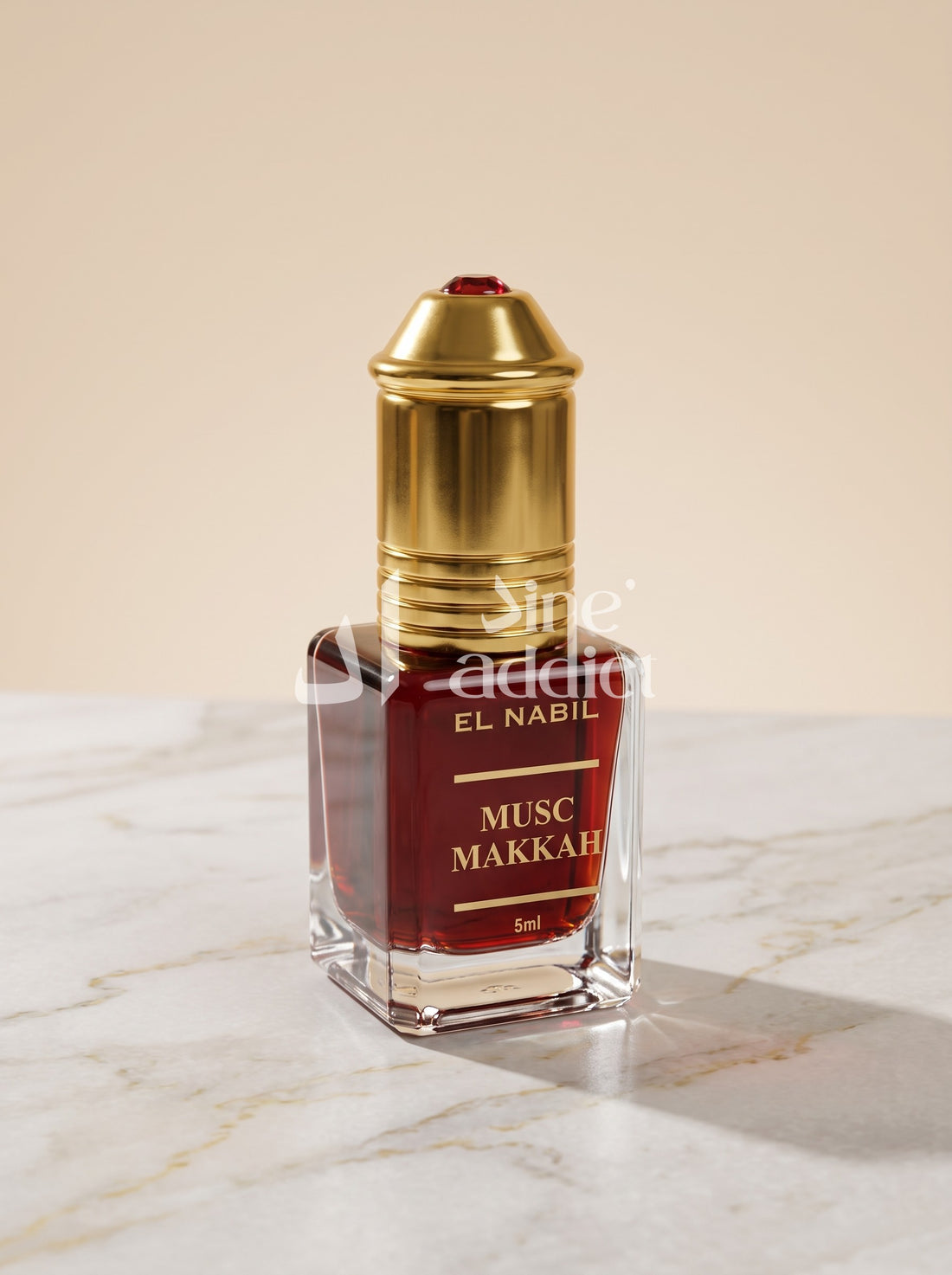 Musc Makkah – El Nabil | Extrait de Parfum 5 ml, flacon