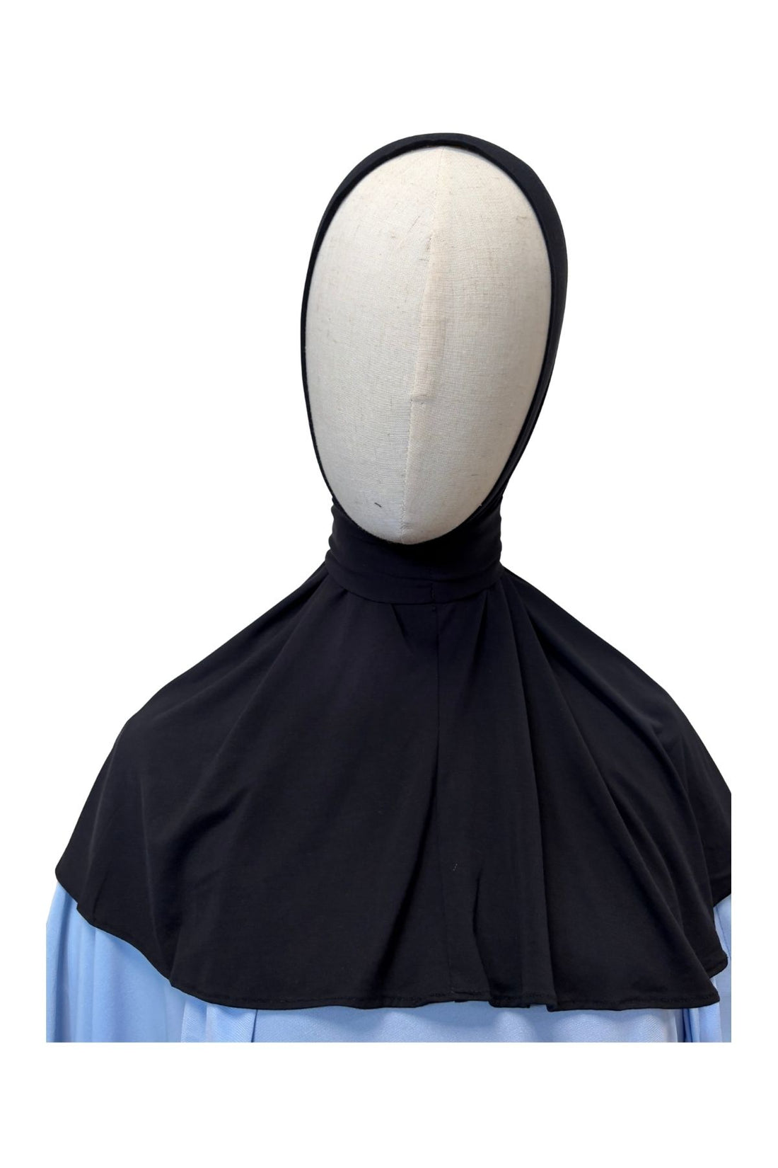 Cagoule jersey bambou avec bande à boutonner