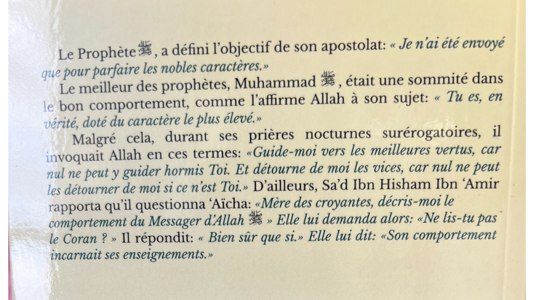 LE BON COMPORTEMENT – de Sheikh Raslan – Editions Les pieux prédécesseurs