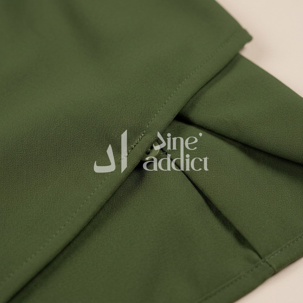 Khimar Mousseline 3 Voiles – Élégance et Confort au Quotidien, détail du tissu