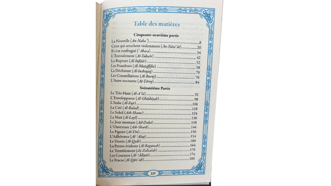 Tafsir Juz’ ‘AMMA : L’Exégèse De Juz Amma – Cheikh As-Sa’dî