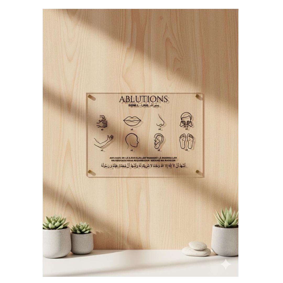 Plexi Rappel Ablutions – 12×16 cm