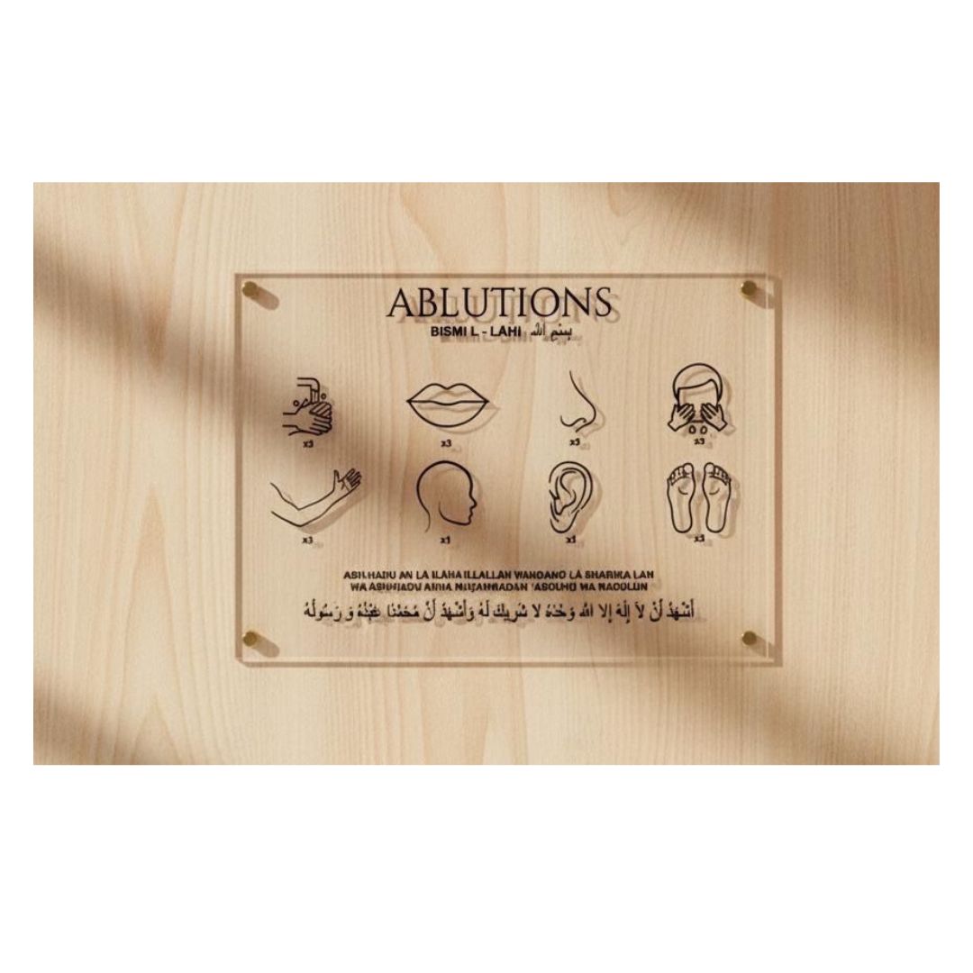 Plexi Rappel Ablutions – 12×16 cm