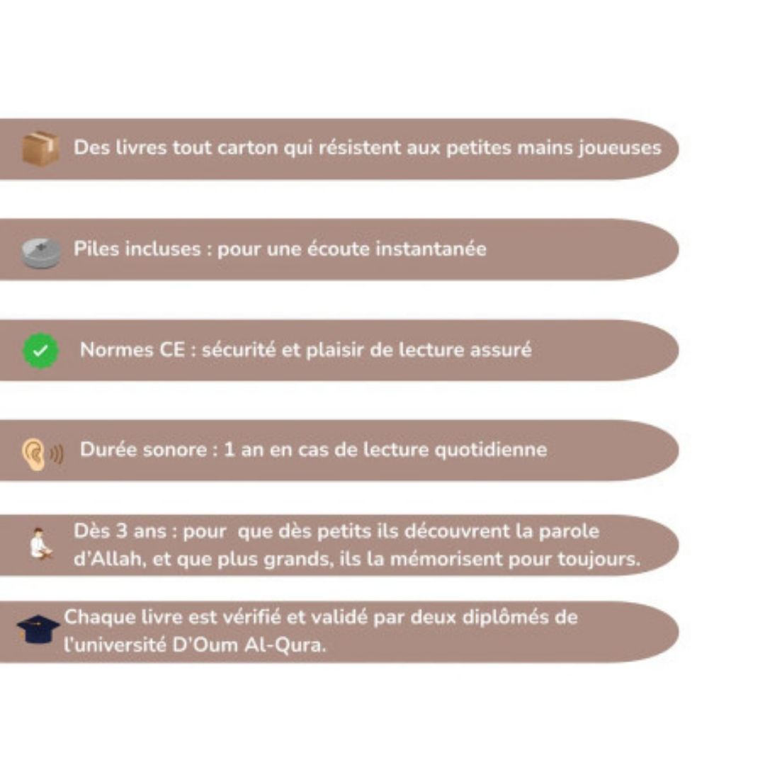 Apprends Sourate An-Nas avec Ali – Livre sonore pour enfant