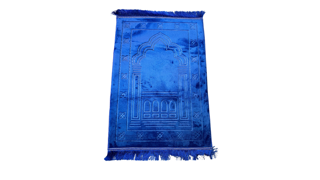 Tapis de prière orthopédique (bleu roi)