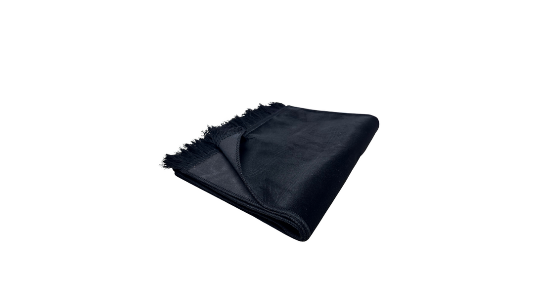 Tapis de prière noir 120 x 70