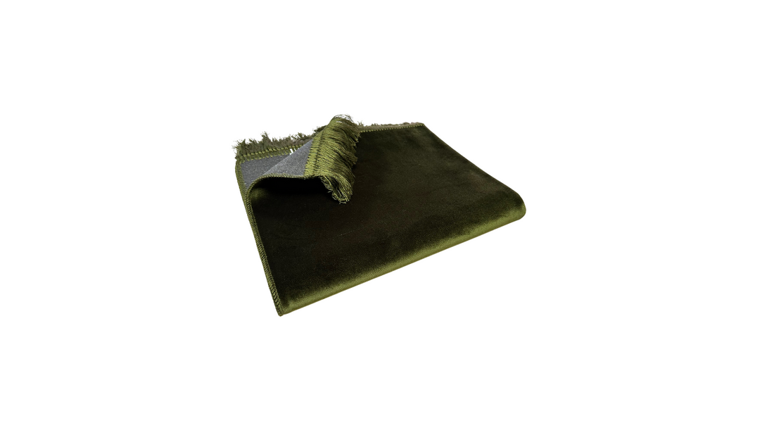 Tapis vert kaki + Prénom personnalisé