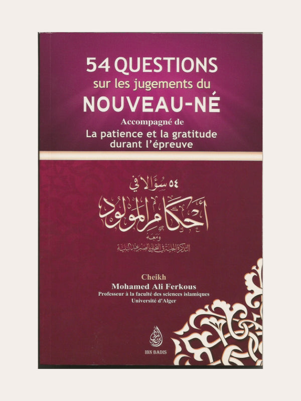 54 QUESTIONS SUR LES JUGEMENTS DU NOUVEAU NE