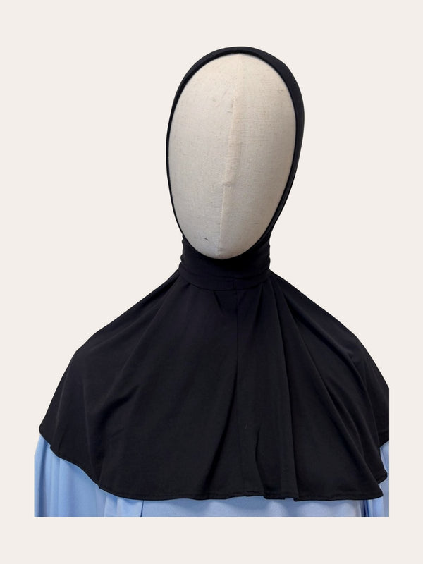 Cagoule jersey bambou avec bande à boutonner