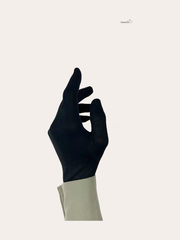 Gants Tactiles Sans Fleurs (Semi long)