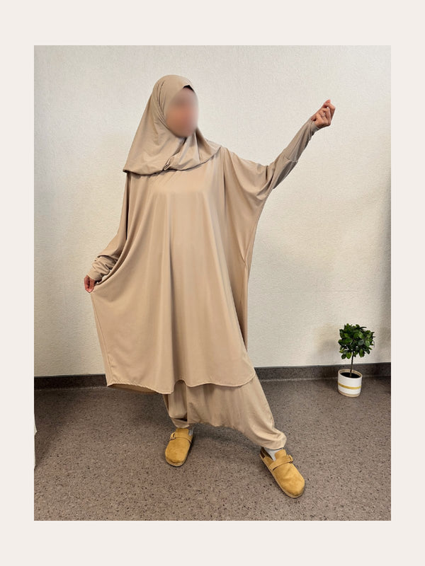 Jilbab de bain 2 pièces sarouel