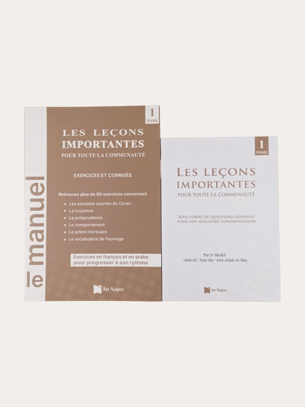 LES LEÇONS IMPORTANTES POUR TOUTE LA COMMUNAUTÉ + LIVRET D’EXERCICES