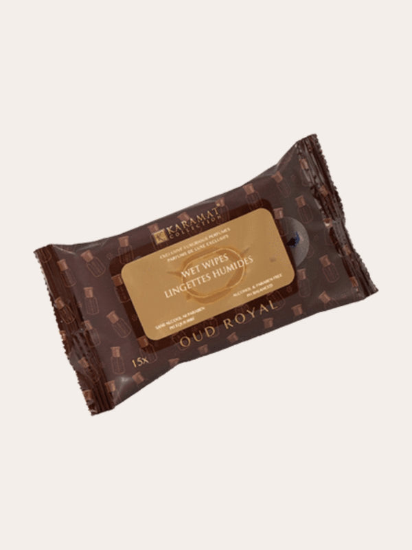 Lingettes nettoyantes oud royal (Karamat)