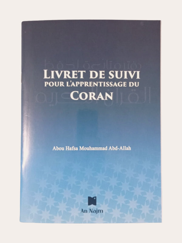 LIVRET DE SUIVI POUR L’APPRENTISSAGE DU CORAN