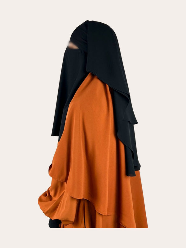 Niqab 3 Voiles Classique 90cm