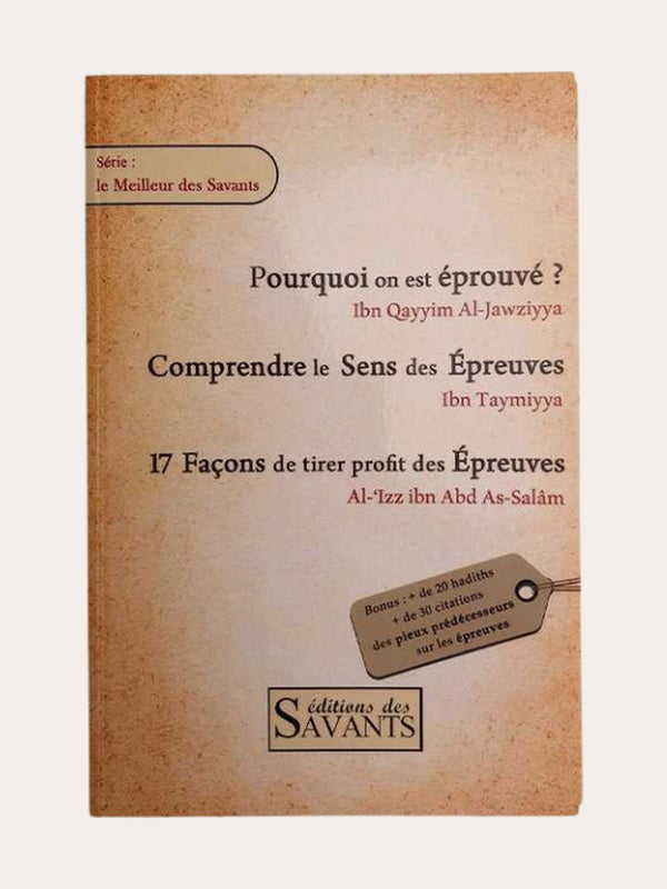 Pourquoi est-on éprouvé ?