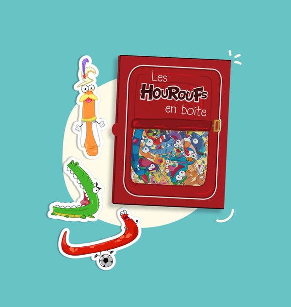 Les Houroufs en boîte – Figurines aimantées